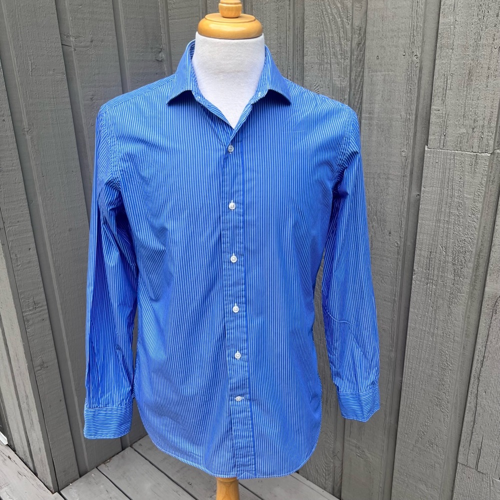 Polo Ralph Lauren Mini Stripe Cotton Dress Shirt